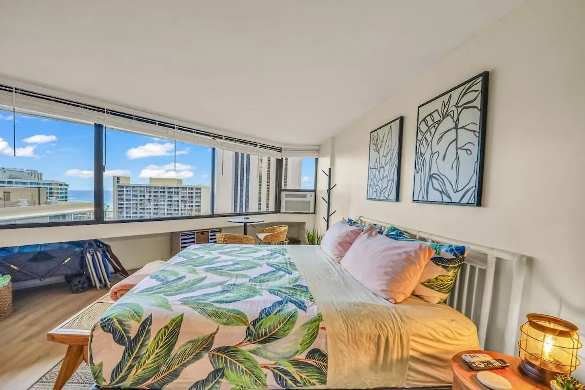 호놀룰루 Oceanview Freshly Renovated Free Parking Wifi 아파트